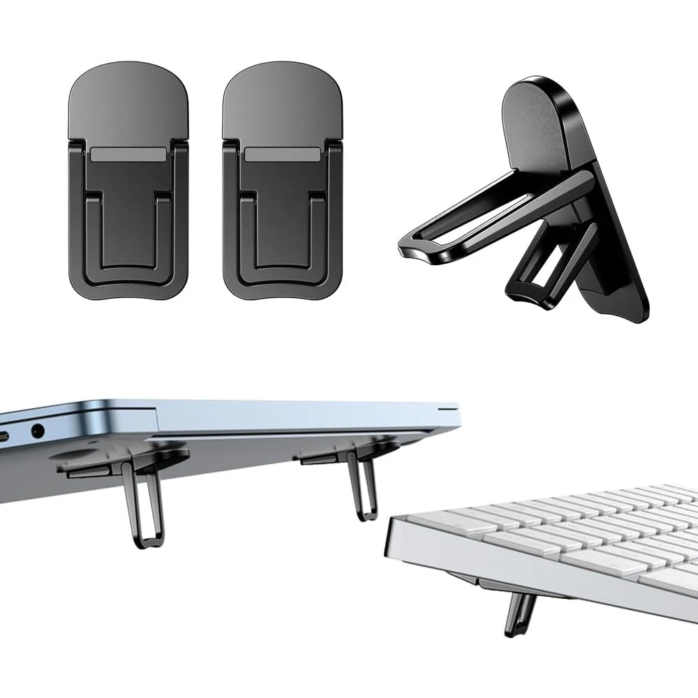 Laptop Accessories Organizer - Soporte plegable para ordenador portátil, soporte
