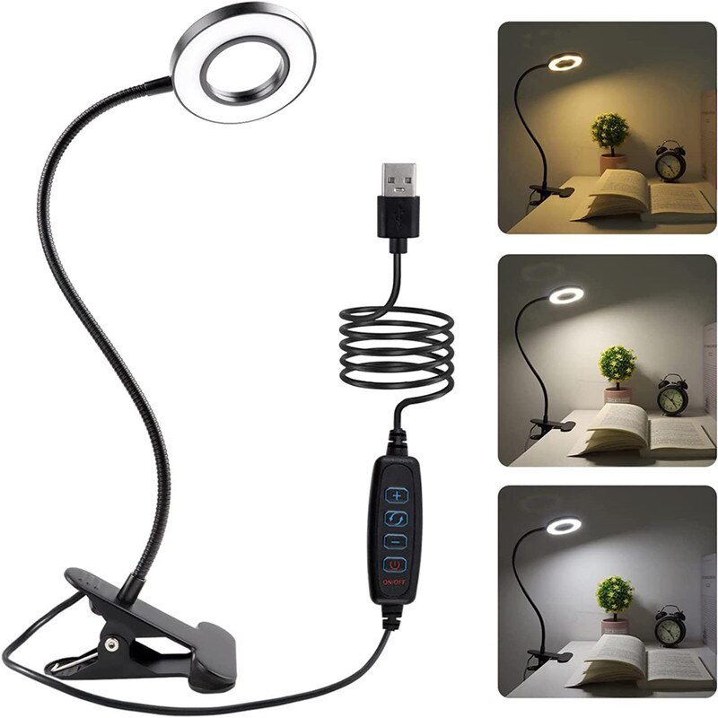 Laptop Accessories Light - 48 LEDs lámpara de escritorio clip
