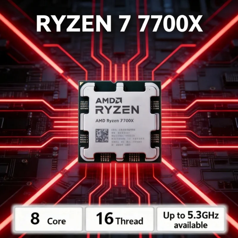 Amd Cpu Ryzen 7 - CPU para Juegos AMD Ryzen 7