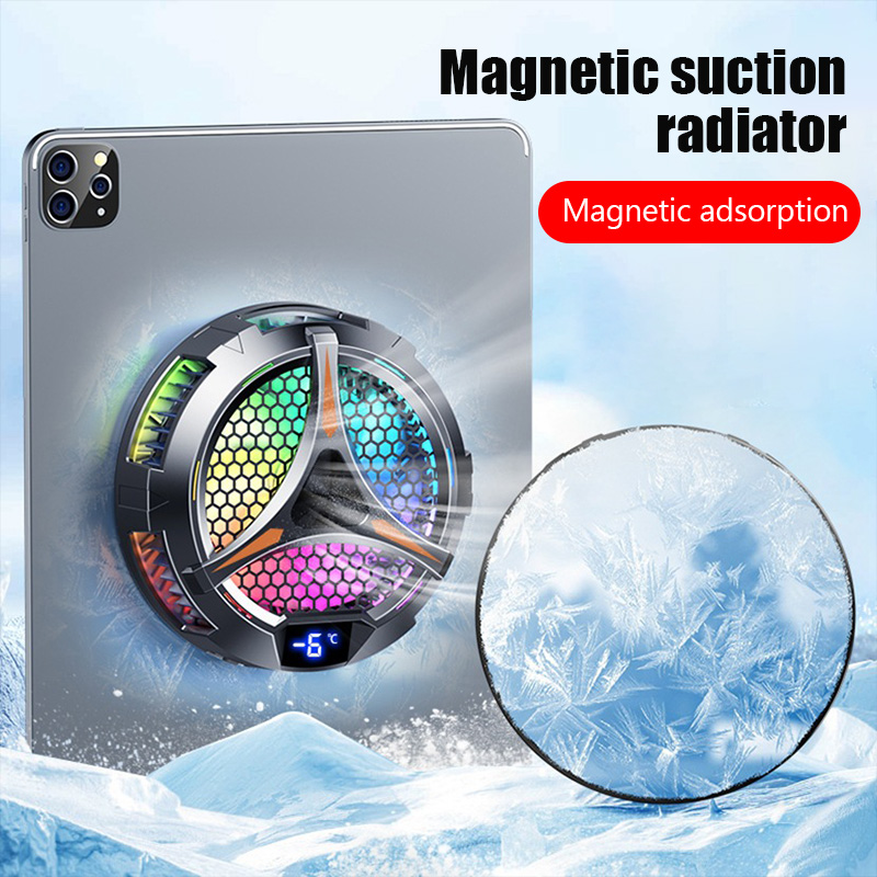 Laptop Office Accessories - Enfriador magnético de teléfono con ventilador