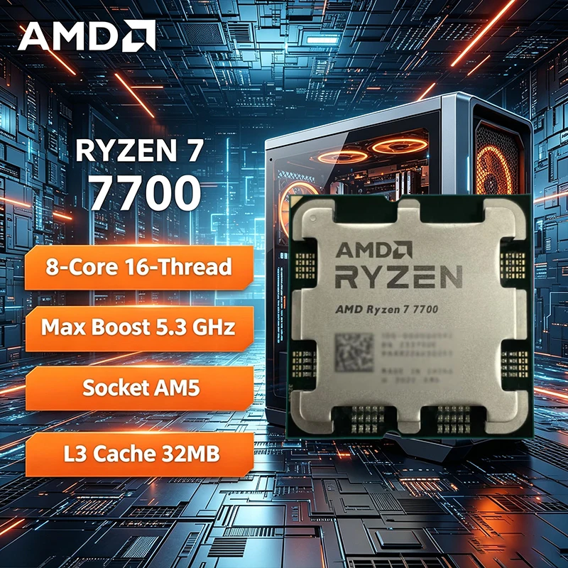 Amd Cpu Ryzen 7 - Procesador AMD Ryzen 7 7700 R7