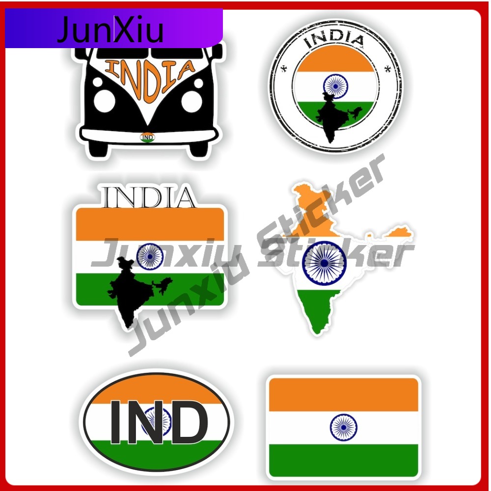 Laptop Accessories India - India Set - Adhesivo decorativo divertido