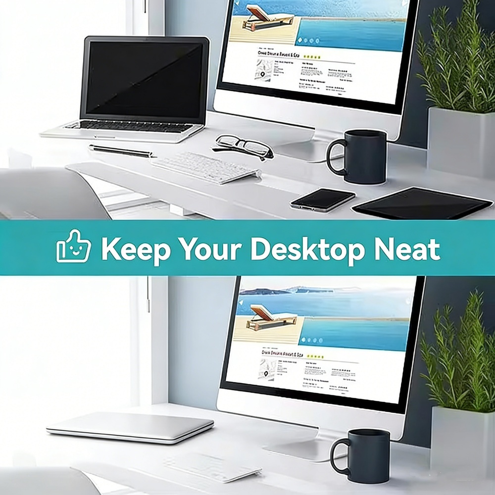 Soporte Vertical para Portátil - Laptop Accessories Organizer reseña y precio