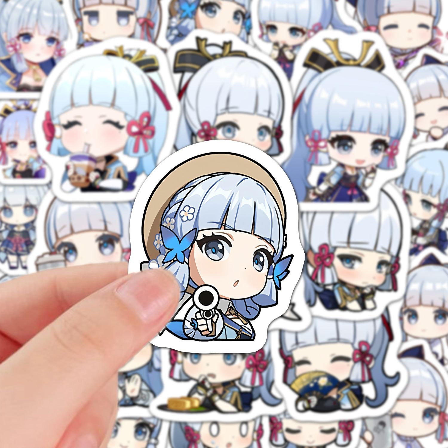 Kamisato Ayaka - 60 Pegatinas  - Laptop Accessories Decoration reseña y precio