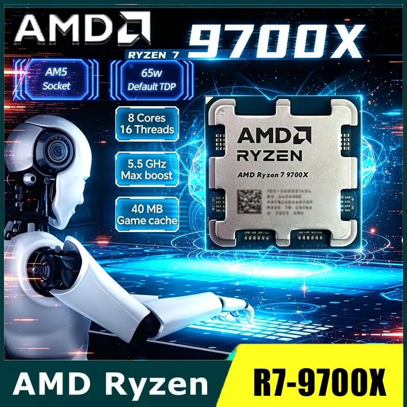 Procesador Amd Ryzen 7 9700X,  - Amd Cpu Ryzen 7 reseña y precio