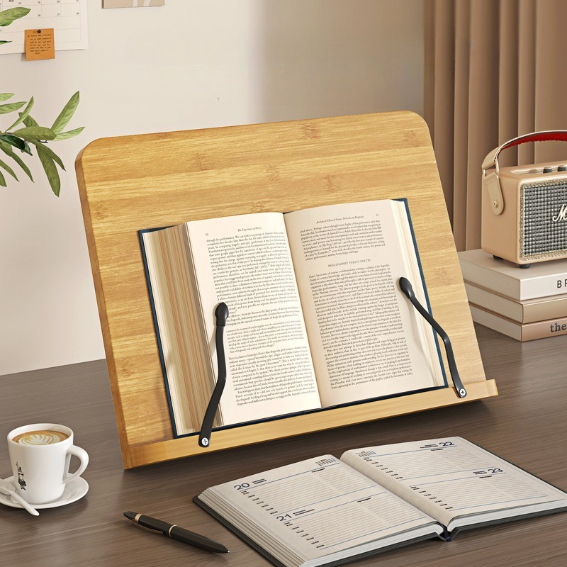 Soporte de Lectura de Madera,  - Laptop Office Accessories reseña y precio