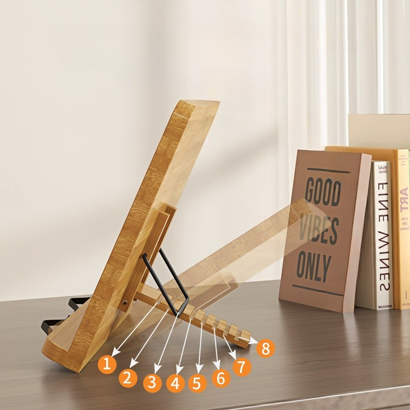 Soporte de Lectura de Madera,  - Laptop Office Accessories reseña y precio