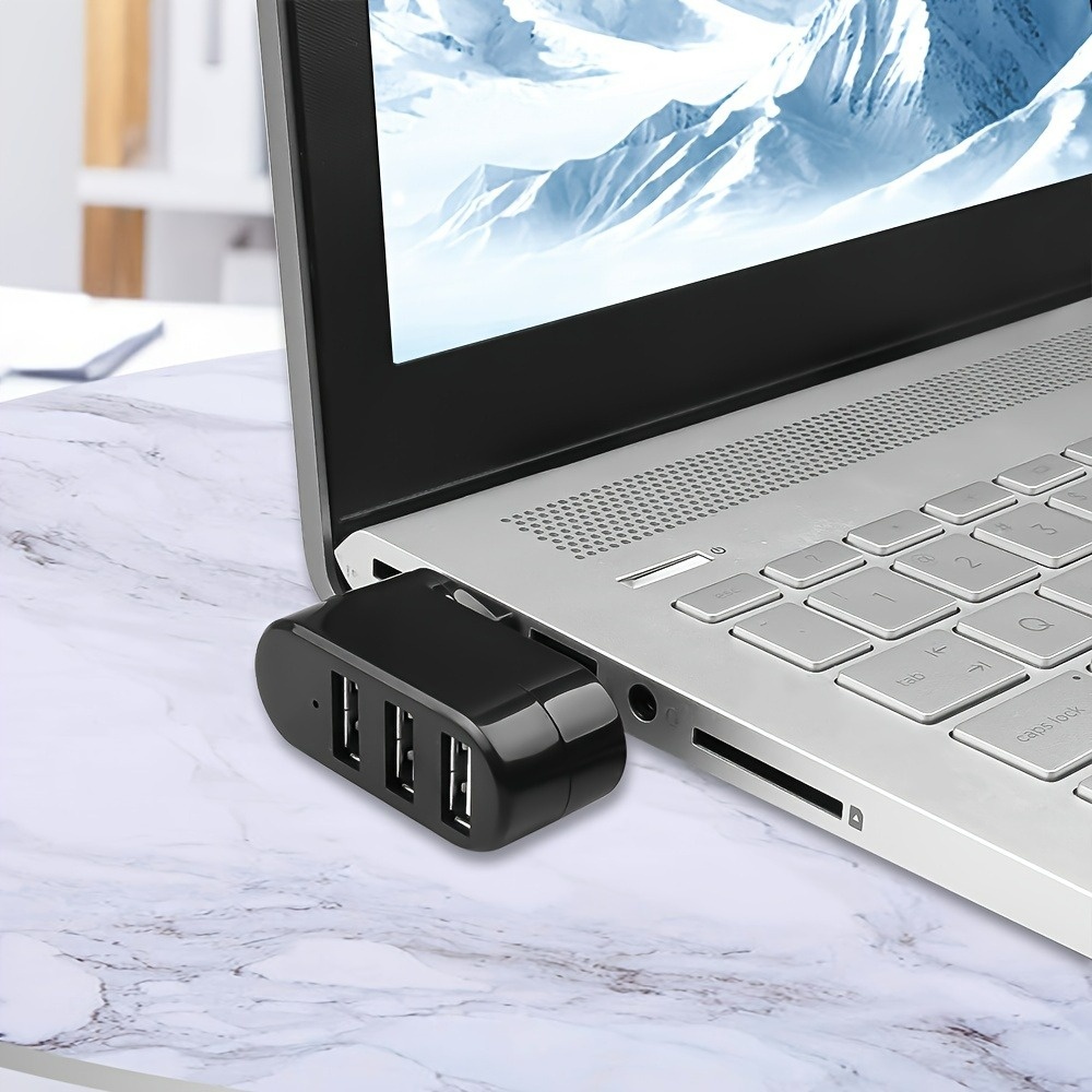 Hub USB 2.0 3 Puertos 180 °    - Mac Laptop Accessories reseña y precio