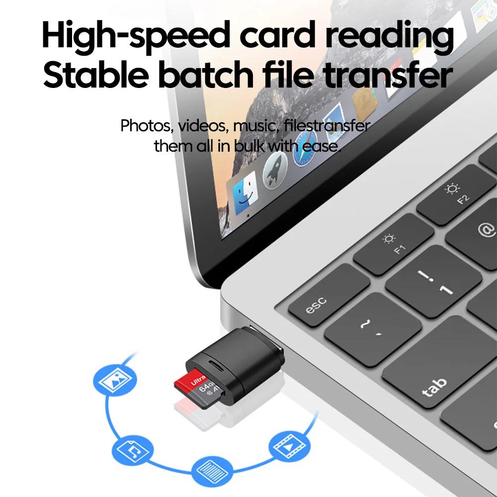 Lector de tarjetas USB 2,0 a M - Laptop External Accessories reseña y precio