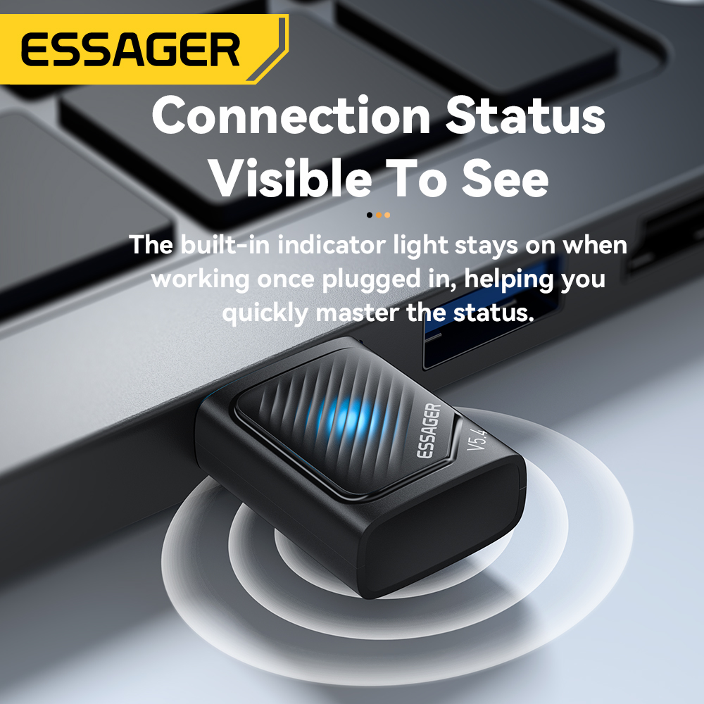 Essager USB Bluetooth 5,4 adap - Laptop External Accessories reseña y precio