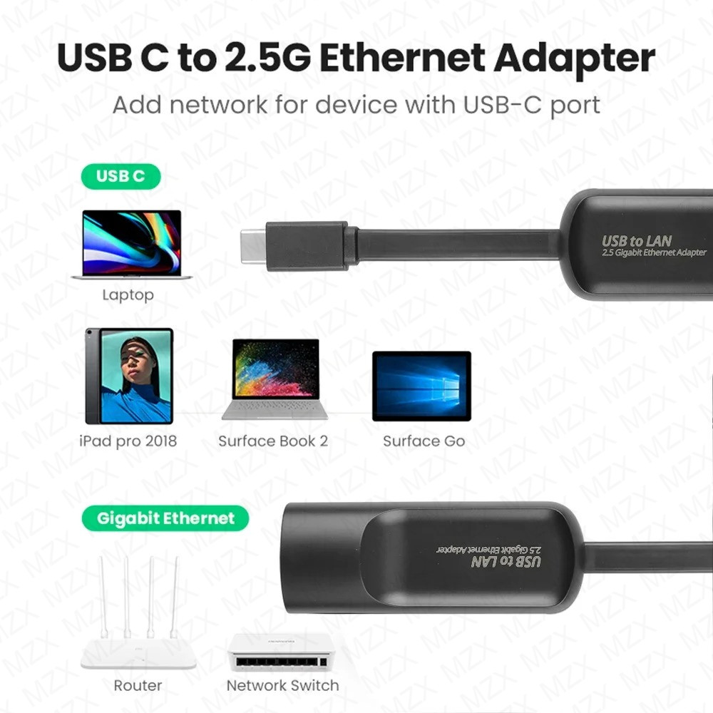 Tarjeta de red de 2,5G y 2500M - Laptop External Accessories reseña y precio