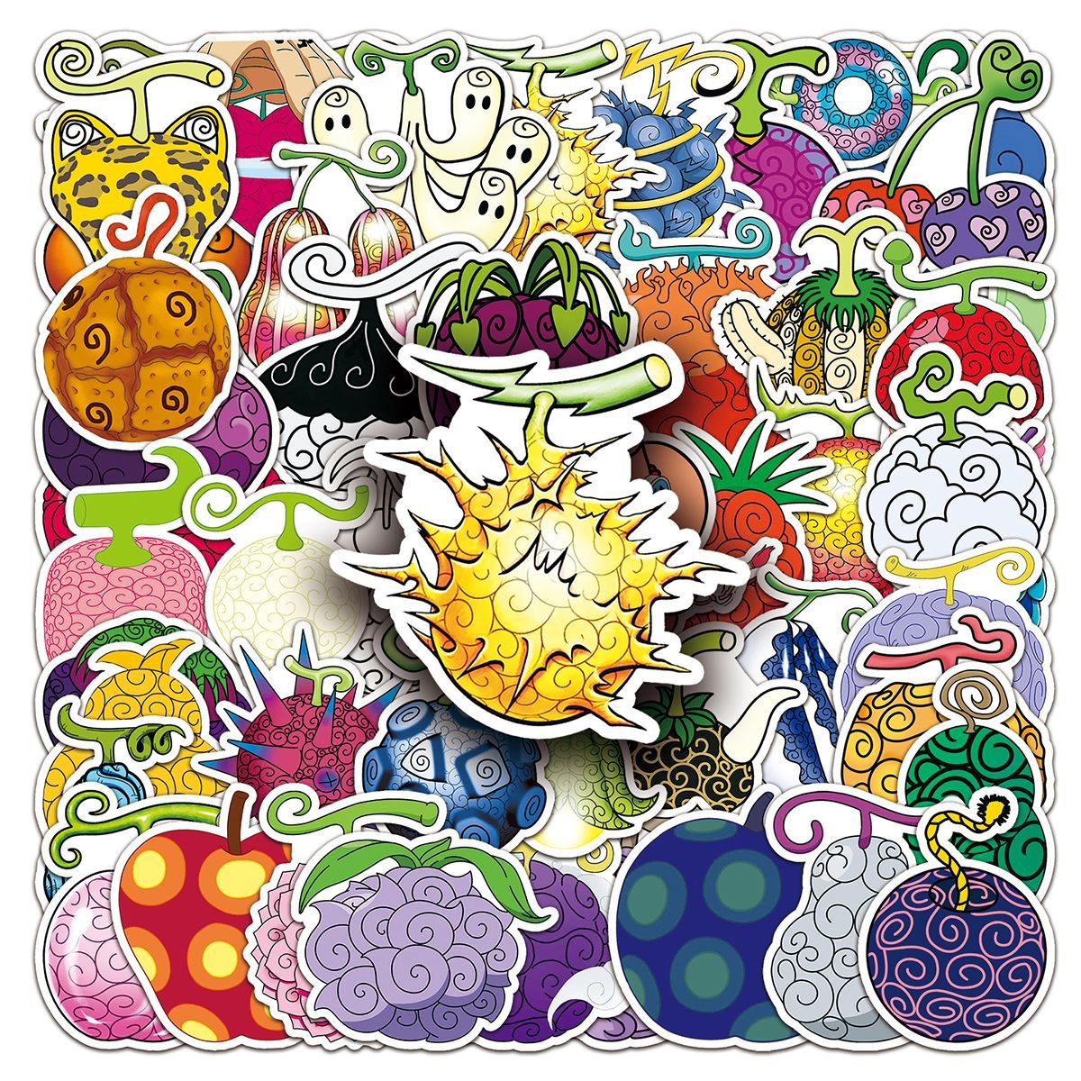 52 pegatinas creativas de frut - Laptop Accessories Decoration reseña y precio