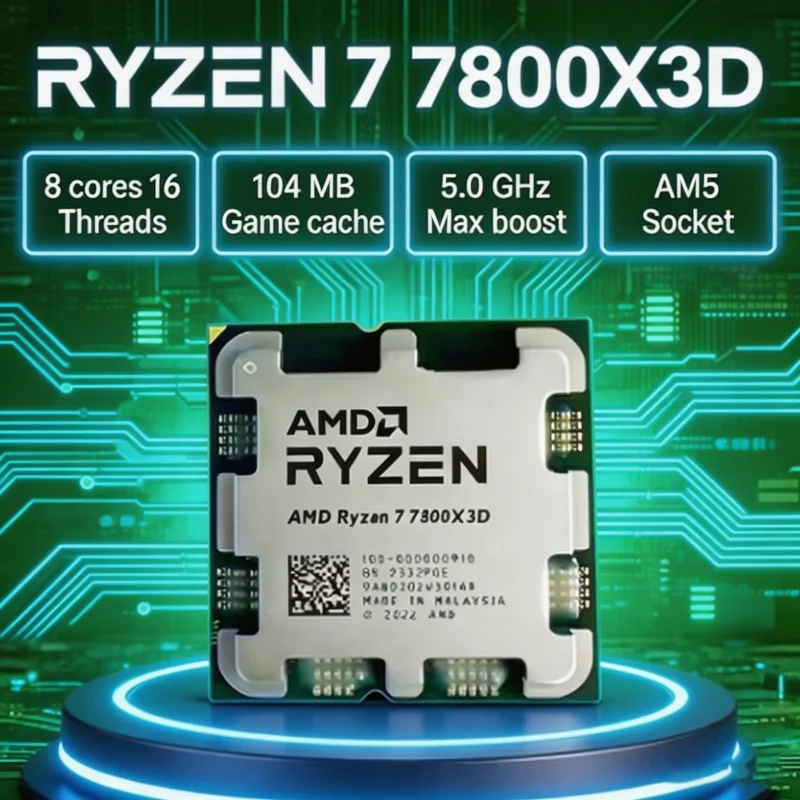 AMD Ryzen 7 7800X3D R7 7800X3D - Amd Cpu Ryzen 7 reseña y precio