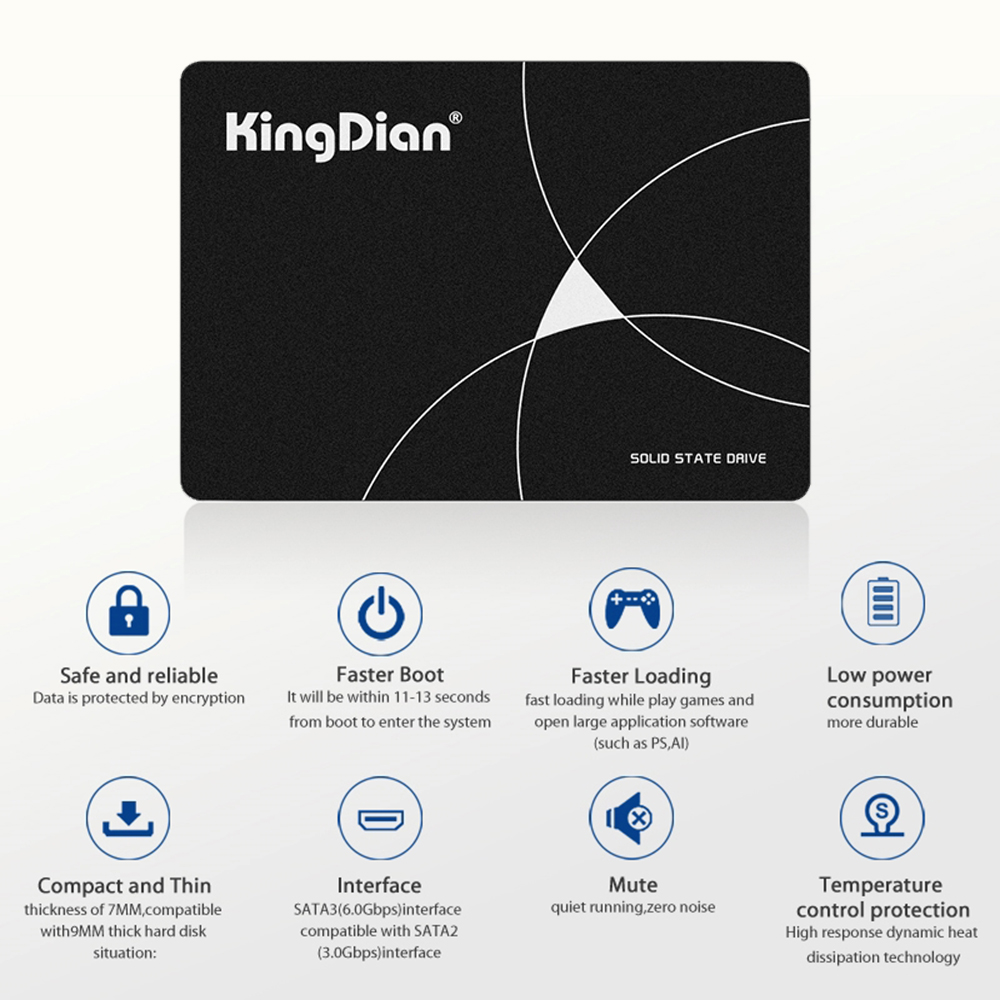 KingDian-SSD interno, SSD de 6 - Samsung Ssd Evo 870 reseña y precio
